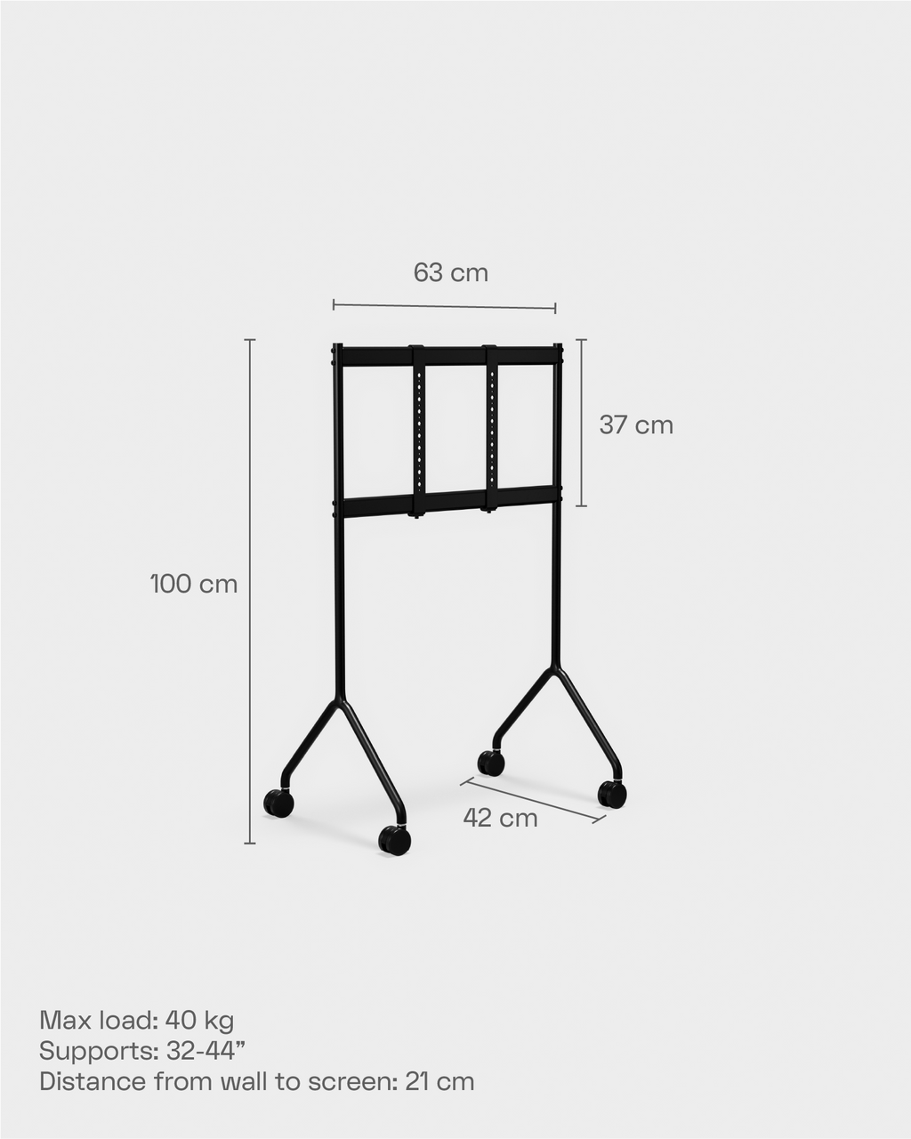 Pedestal Moon Light TV Stands 015 Bubble Gum