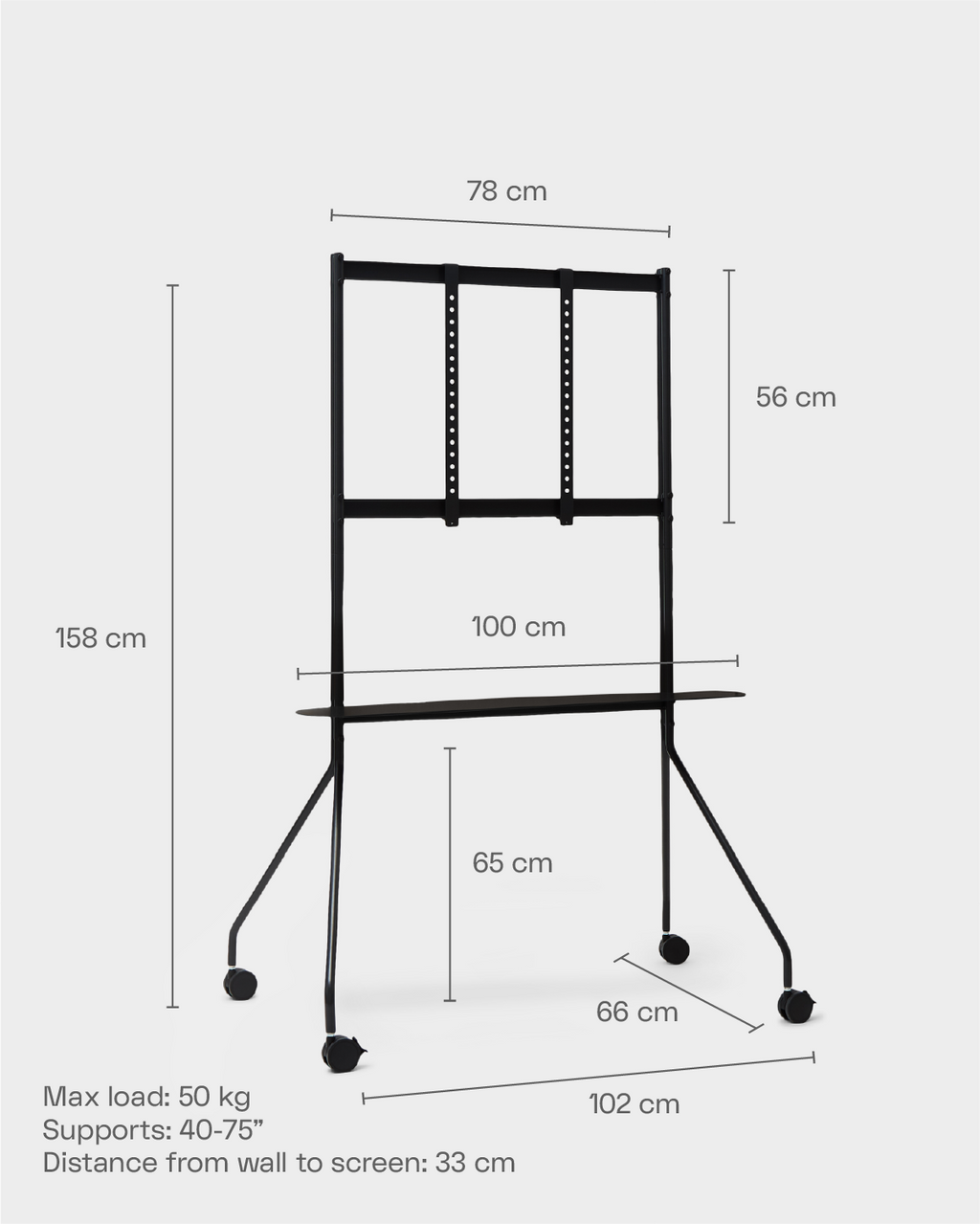 Pedestal Moon PRO Pro TV Stands 006 Ultra Marine