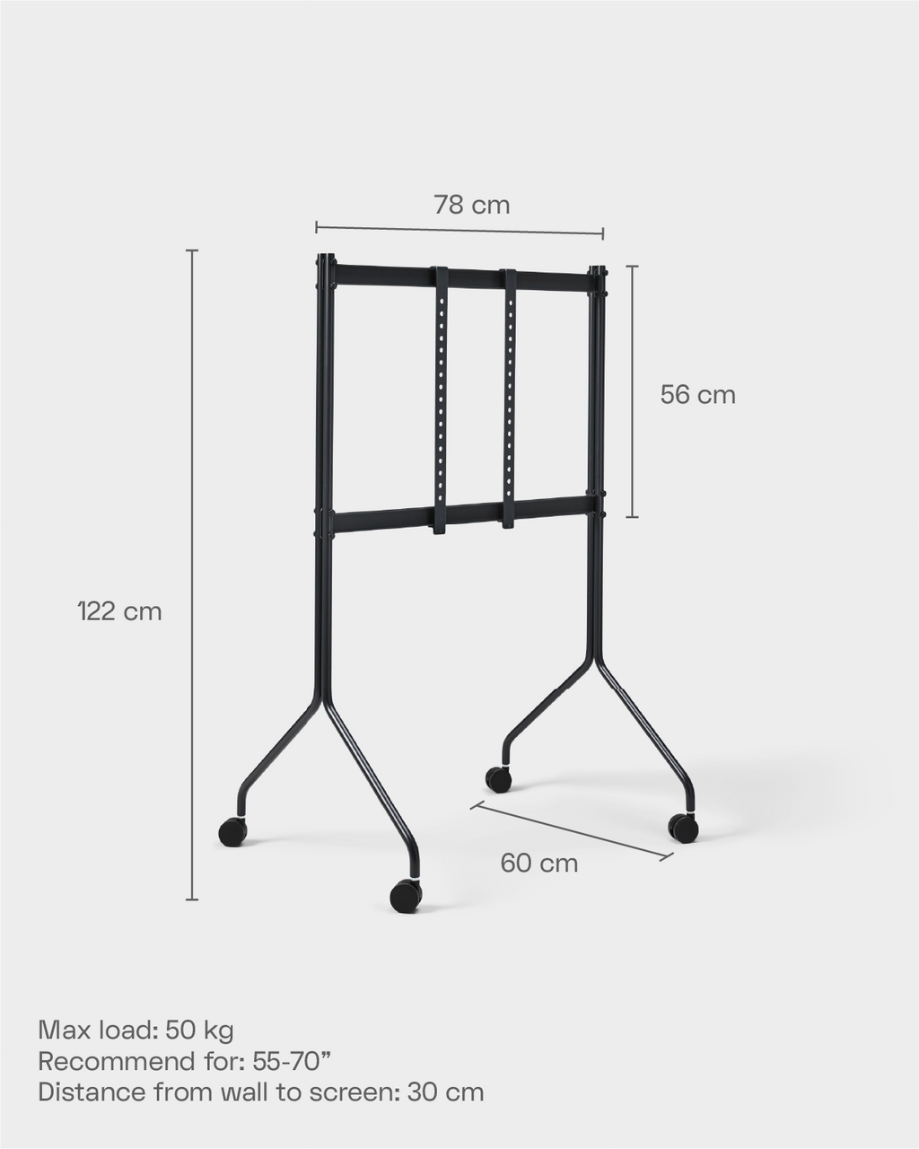 Pedestal Moon Rollin' Tall Stands W/ Wheels 006 Ultra Marine